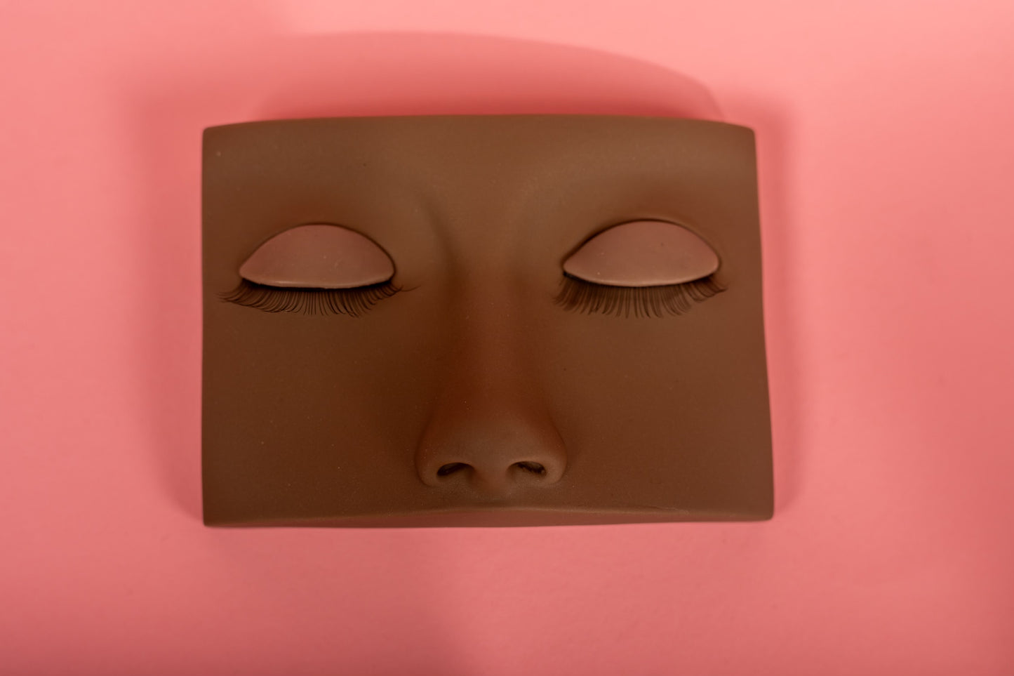 Silicone mannequin with removable eyes